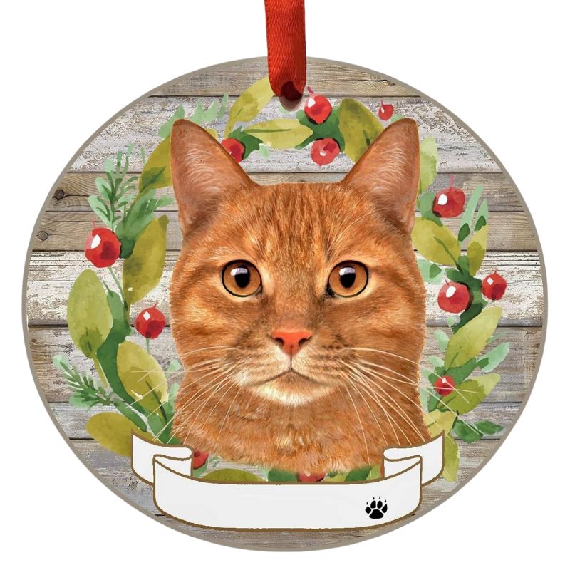 Orange Tabby Ornament